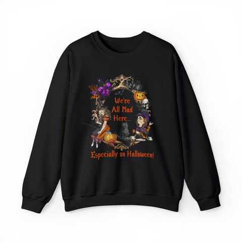 Halloween Sweatshirt Crewneck Sweatshirt Alice in Wonderland