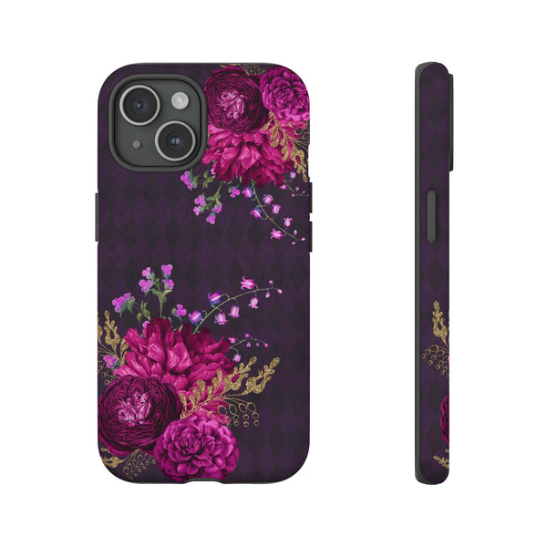 iPhone Case Tough Cases - Beautiful Flowers Mauve | iPhone
