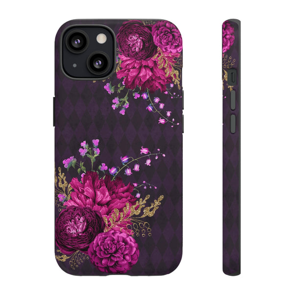 iPhone Case Tough Cases - Beautiful Flowers Mauve | iPhone