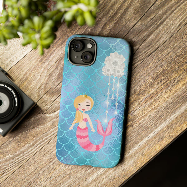 iPhone Case Tough Cases - Celestial Stars # 103 Mermaid |