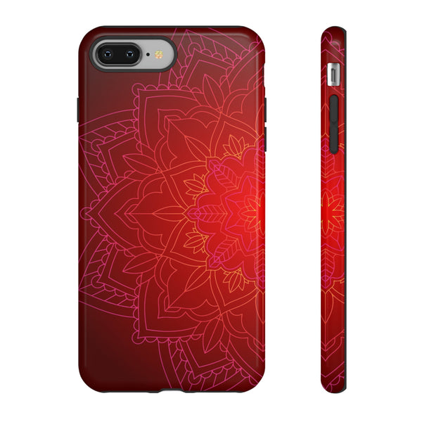 iPhone Case Tough Cases - Red Mandala | iPhone Casing iPhone