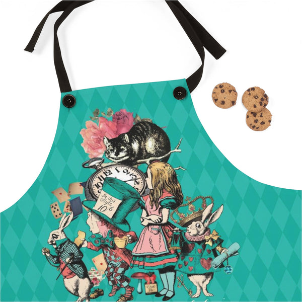 Custom Apron - Alice in Wonderland Gifts #101 Coral Series |