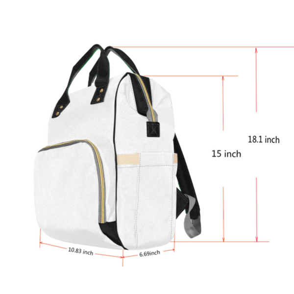 Diaper Bag - Tie Dye Design #103 | Multi Compartment 