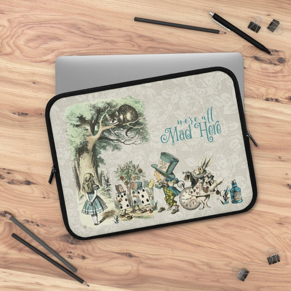 Laptop Sleeve-Alice in Wonderland Gifts 102 Vintage Series