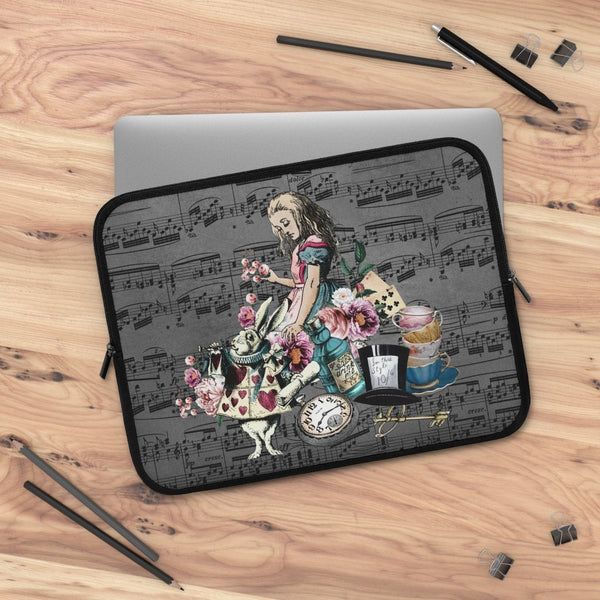 Laptop Sleeve-Alice in Wonderland Gifts 43 Colorful Series