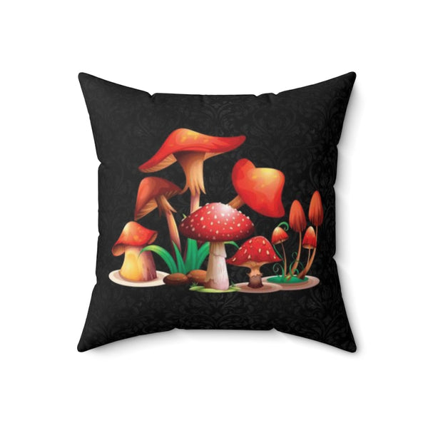 Pillow Cover - Mushroom #101 Grunge Damask | Birthday Gifts
