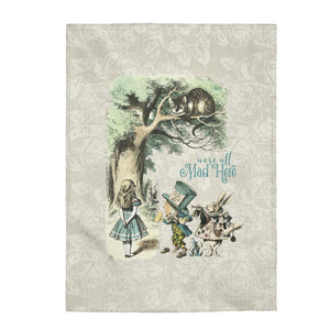 Alice in Wonderland Blanket #101 Vintage Series Velveteen