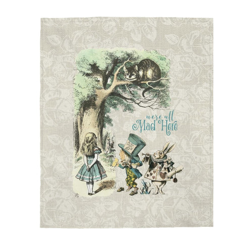 Alice in Wonderland Blanket #101 Vintage Series Velveteen