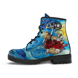 Alice in Wonderland Boots - Alice in Starry Night #101 Red