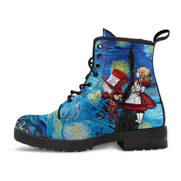 Alice in Wonderland Boots - Alice in Starry Night #101 Red