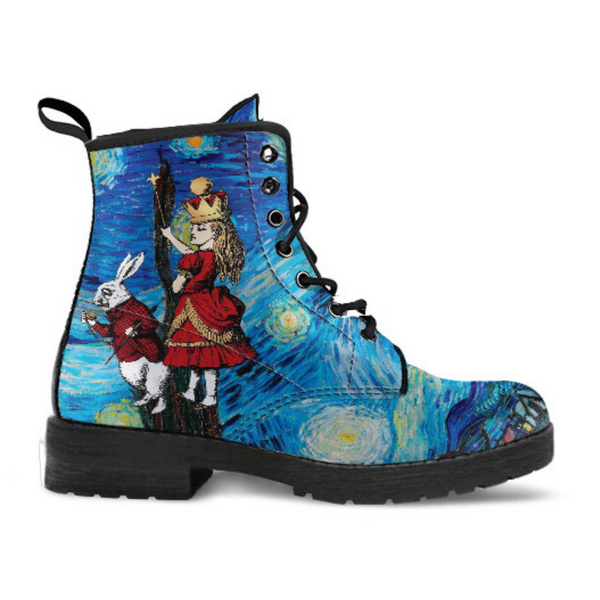 Alice in Wonderland Boots - Alice in Starry Night #101 Red