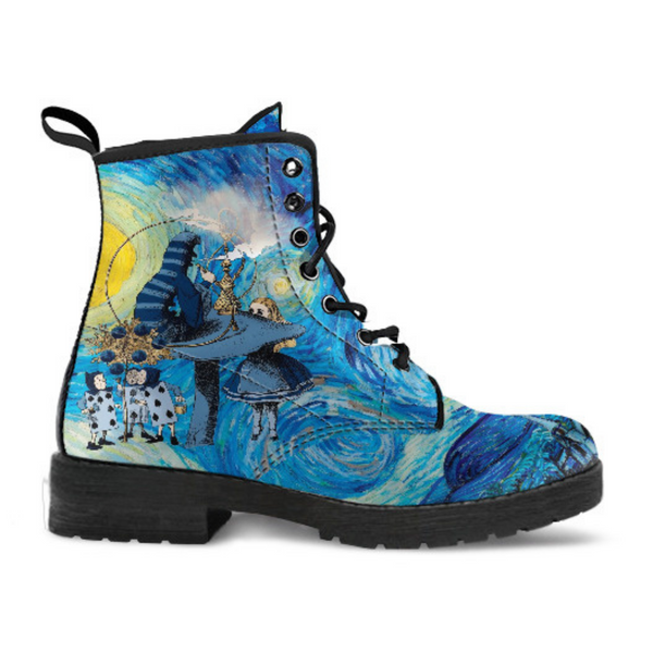 Alice in Wonderland Boots - Alice in Starry Night #102 Navy