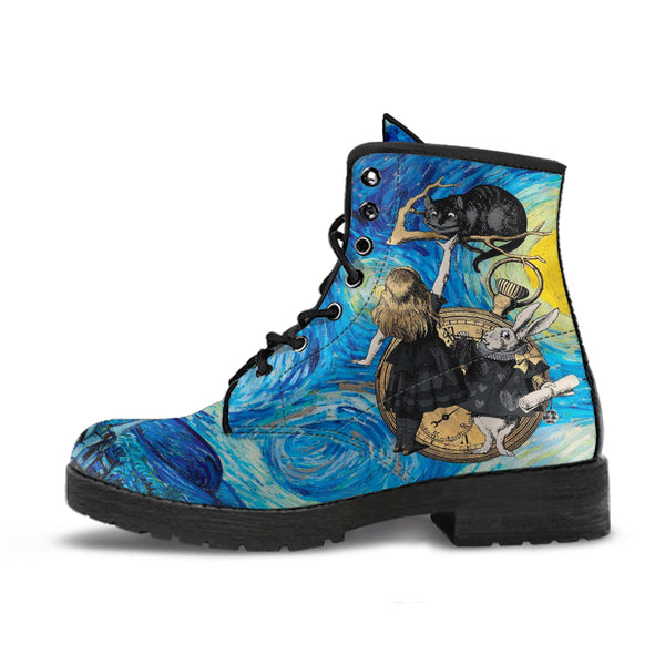 Alice in Wonderland Boots - Alice in Starry Night #103 Gray