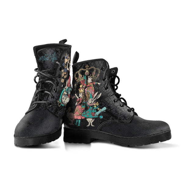 Alice in Wonderland Boots - Gifts #101 Coral Series Black