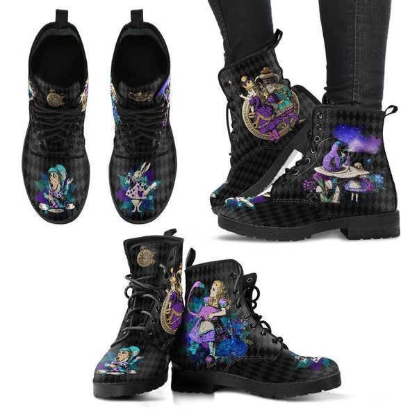 Alice in Wonderland Gifts #24 Purple Series | Combat Boots