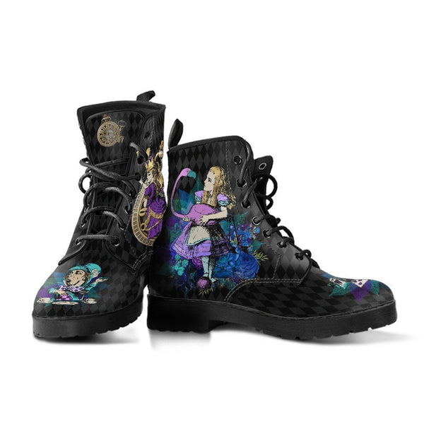 Alice in Wonderland Gifts #24 Purple Series | Combat Boots