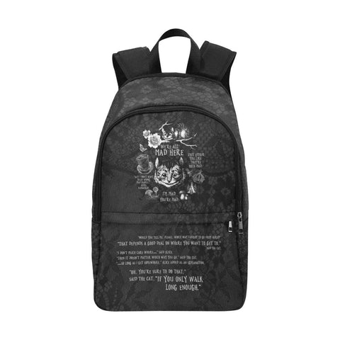 Alice in Wonderland Laptop Backpack Gifts #101 Black