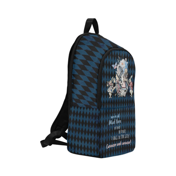 Alice in Wonderland Laptop Backpack Gifts #101 Blue Series