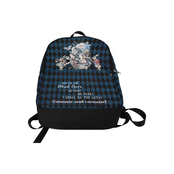 Alice in Wonderland Laptop Backpack Gifts #101 Blue Series