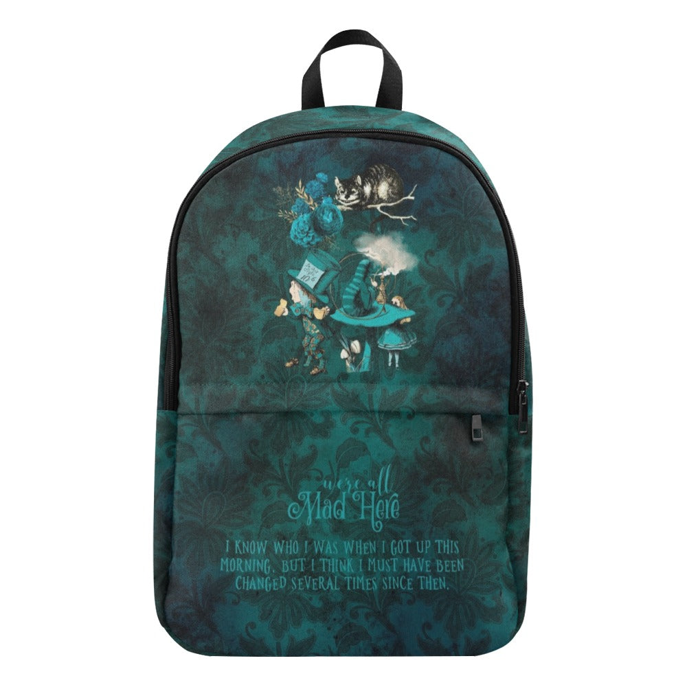 Alice in Wonderland Laptop Backpack Gifts #101 Green Series