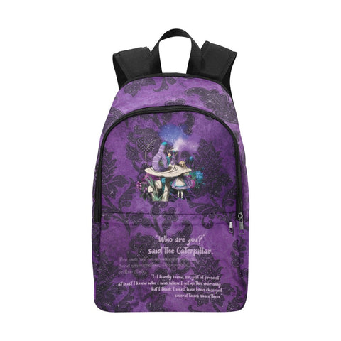 Alice in Wonderland Laptop Backpack Gifts #101 Purple