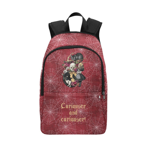 Alice in Wonderland Laptop Backpack Gifts #102 Goth Series