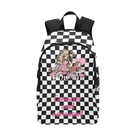 Alice in Wonderland Laptop Backpack Gifts #102 Pink Series