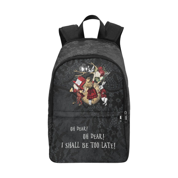 Alice in Wonderland Laptop Backpack Gifts #34 Red Series