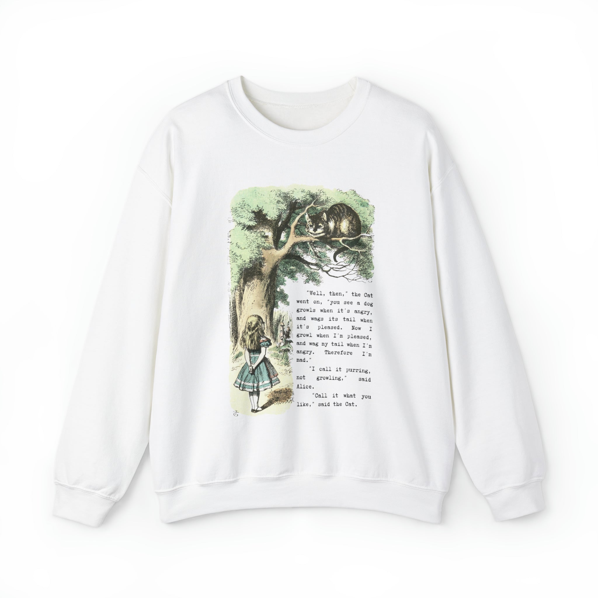 Alice’s Adventures in Wonderland Sweatshirt Vintage 4