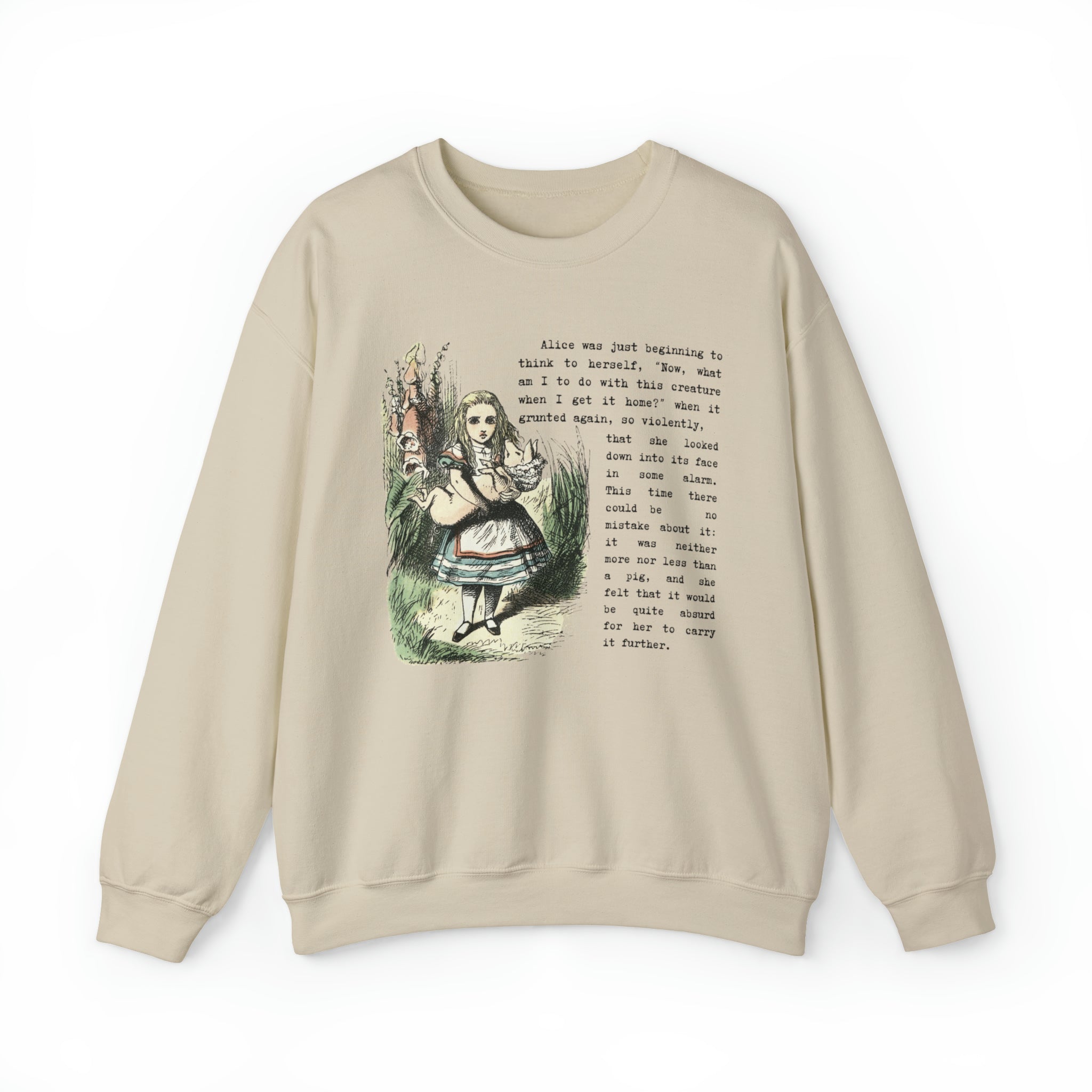 Alice’s Adventures in Wonderland Sweatshirt Vintage 5