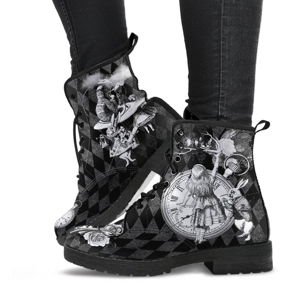 Black Combat Boots - Alice in Wonderland Gifts #62 Classic