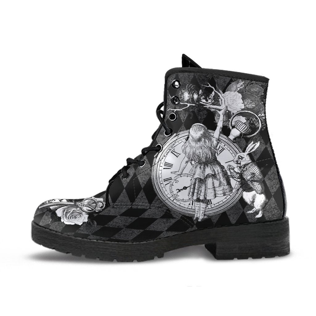 Black Combat Boots - Alice in Wonderland Gifts #62 Classic