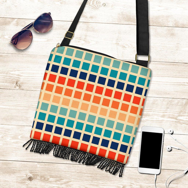 Boho Bag (Canvas) - 70s Psychedelic Retro Style #101 Retro