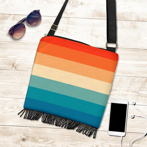 Boho Bag (Canvas) - 70s Psychedelic Retro Style #102 Retro