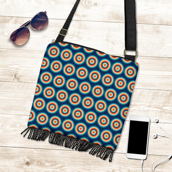 Boho Bag (Canvas) - 70s Psychedelic Retro Style #104 Retro