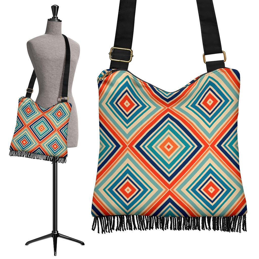 Boho Bag (Canvas) - 70s Psychedelic Retro Style #106 Retro