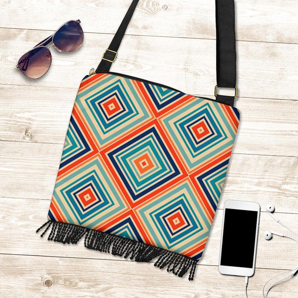 Boho Bag (Canvas) - 70s Psychedelic Retro Style #106 Retro