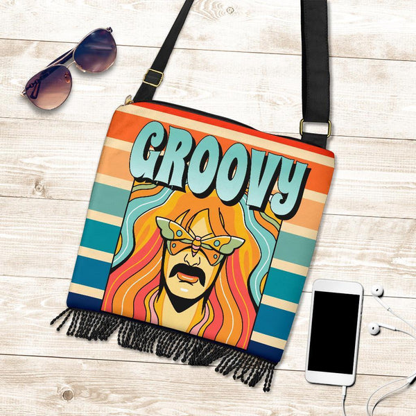 Boho Bag (Canvas) - 70s Psychedelic Retro Style #108 Retro