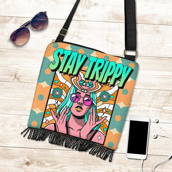 Boho Bag (Canvas) - 70s Psychedelic Retro Style #109 Retro