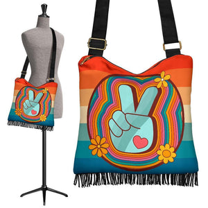 Boho Bag (Canvas) - 70s Psychedelic Retro Style #112 Retro