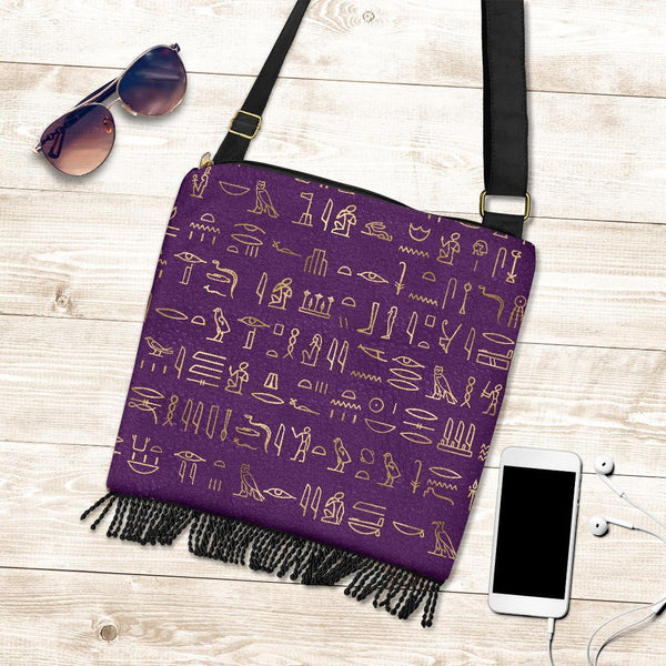 Boho Bag (Canvas) - Ancient Egyptian Art #103 Ancient