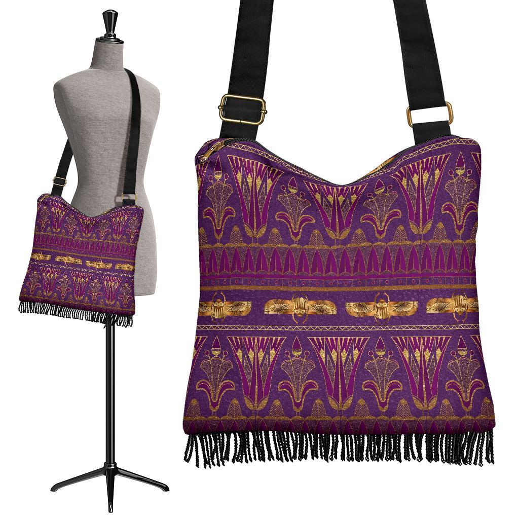 Boho Bag (Canvas) - Ancient Egyptian Art #105 | Hobo