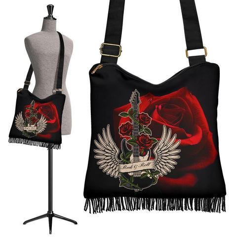 Boho Bag (Canvas) - Electric Guitar #101 | Hobo Slouchy Bag