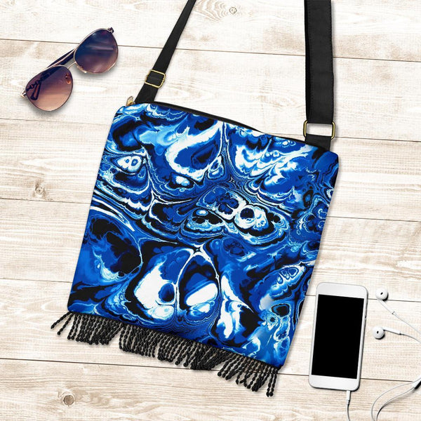 Boho Bag (Canvas) - Tie Dye Design #109 | Hobo Slouchy Bag