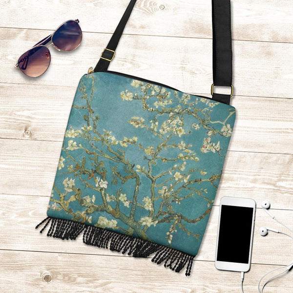 Boho Bag (Canvas) - Vintage Art | Vincent van Gogh: Almond