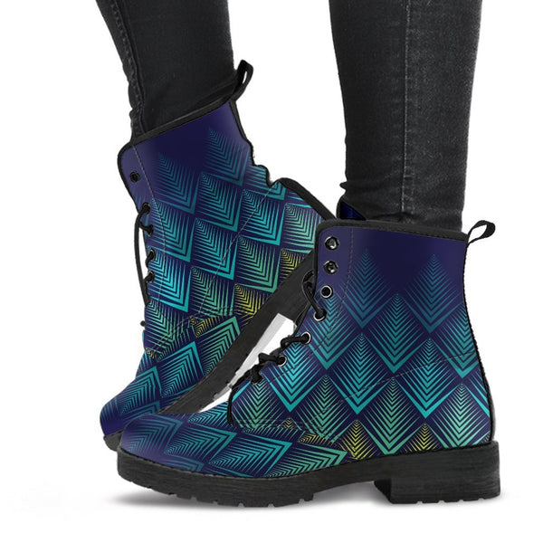 Combat Boots - 3D Pattern | Boho Shoes Women’s Boots