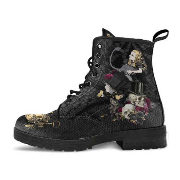 Combat Boots - Alice in Wonderland Gifts #101 Goth Series