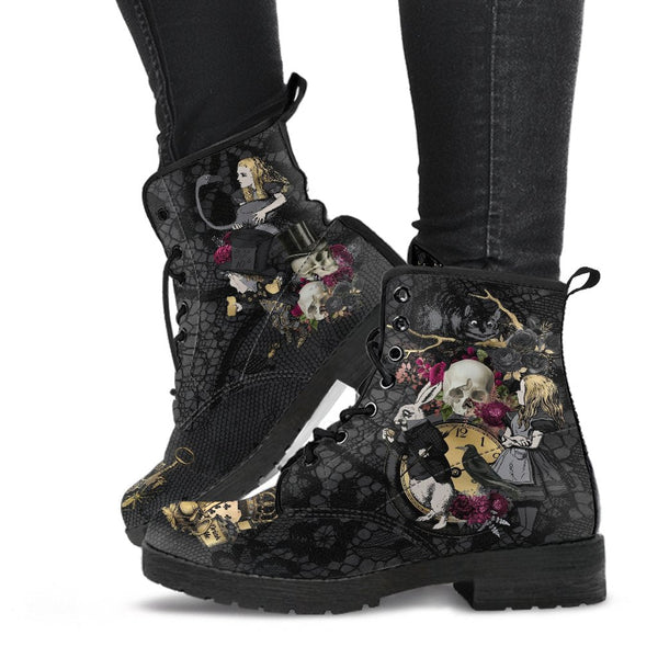 Combat Boots - Alice in Wonderland Gifts #101 Goth Series
