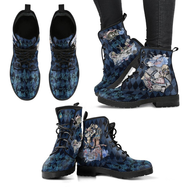 Combat Boots - Alice in Wonderland Gifts #102 Blue Series