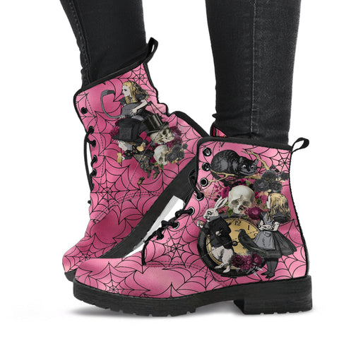 Combat Boots - Alice in Wonderland Gifts #103 Goth Series